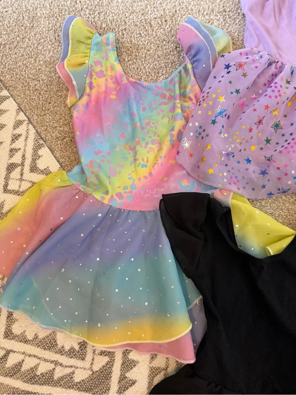 Girls Dance Ballet Dress Bundle - Multicolor, Pink, Blue, Black